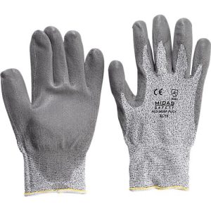 DYNEEMA® Schutzhandschuhe, EN 388 Kategorie II, Schnittschutzklasse 3, HDPE-Fase & PU-Beschichtung, grau, 1 Paar, Größe 7 DYNEEMA® Schutzhandschuhe, EN 388 Kategorie II, Schnittschutzklasse 3, HDPE-Fase & PU-Beschichtung, grau, 1 Paar, Größe 7