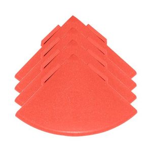 Ecken für Bodenrost Yoga Rost®, rot, 4 Stück