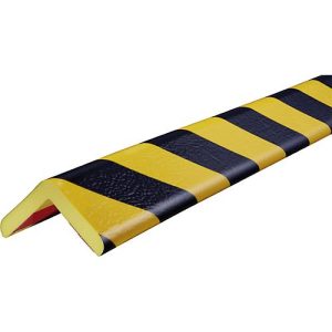 Eckschutzprofil Typ H+, 1-m-Stück, gelb/schwarz Eckschutzprofil Typ H+, 1-m-Stück, gelb/schwarz