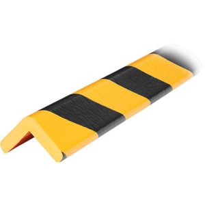 Eckschutzprofile Typ H, 1-m-Stück, gelb/schwarz Eckschutzprofile Typ H, 1-m-Stück, gelb/schwarz