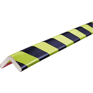 Eckschutzprofile Typ H, 1-m-Stück, gelb/schwarz, tagesfluoreszierend Eckschutzprofile Typ H, 1-m-Stück, gelb/schwarz, tagesfluoreszierend