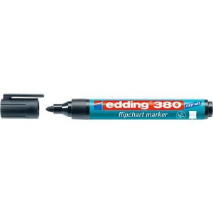 edding 380 Flipchart-Marker, Rundspitze, schwarz, 1 Stück edding 380 Flipchart-Marker, Rundspitze, schwarz, 1 Stück