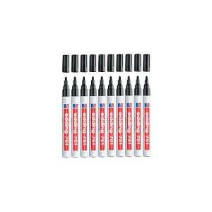 EDDING Lackmarker 751, 1-2 mm, schwarz, 10 Stück EDDING Lackmarker 751, 1-2 mm, schwarz, 10 Stück