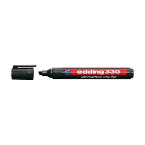 EDDING Permanent Marker 330, mit Keilspitze, 1-5 mm, 1 Stück, schwarz EDDING Permanent Marker 330, mit Keilspitze, 1-5 mm, 1 Stück, schwarz