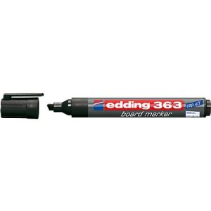 edding Whiteboard Marker 363, Keilspitze, 10 Stück, schwarz edding Whiteboard Marker 363, Keilspitze, 10 Stück, schwarz