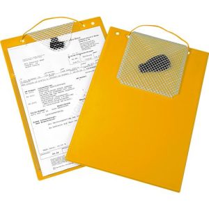EICHNER Auftragstasche Turbo, Klettverschluss, Schlüsselfach und Dehnfalte, für DIN A4 Dokumente, gelb, 10 Stück EICHNER Auftragstasche Turbo, Klettverschluss, Schlüsselfach und Dehnfalte, für DIN A4 Dokumente, gelb, 10 Stück