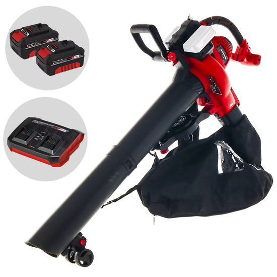 Einhell GE-CL 36/230 Li E - Akku-Laubbläser - Laubsauger - 2x 18V 4Ah