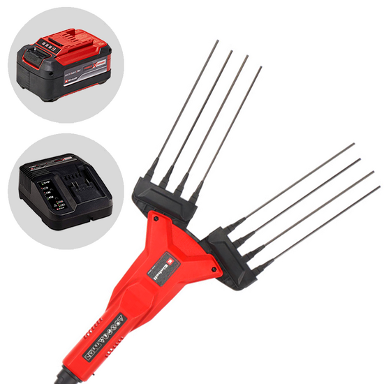 Einhell GE-FS 18/53 – Akku-Olivenschüttler mit Teleskopstange – 18V 2,5Ah