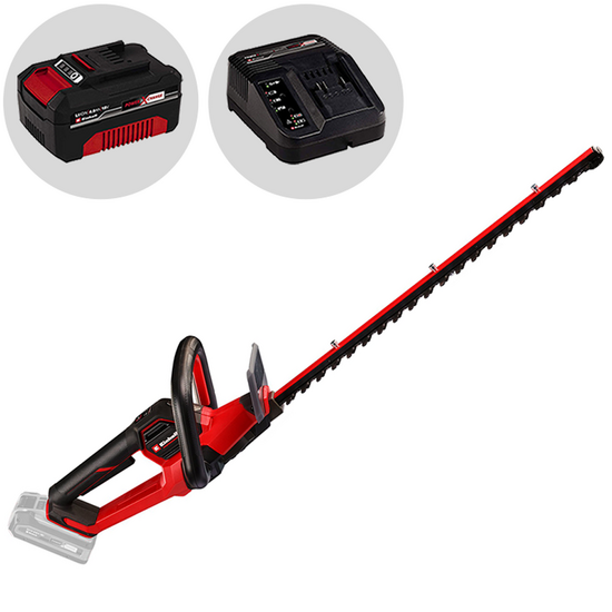 Einhell GP-CH 18/50 Li BL – Akku-Heckenschere – 18V 4Ah – 56 cm Schnittbreite