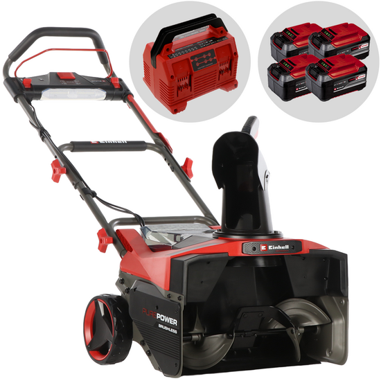 Einhell GP-ST 36/53 Li E BL - Akku-Schneefräse - 36V - 4x 18V 5.2Ah