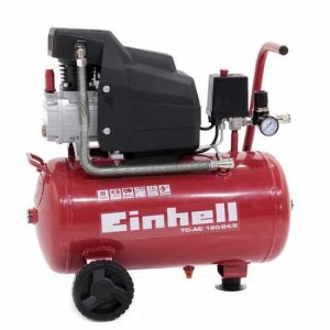 Einhell TC-AC 190/24/8 – Elektrischer Kompressor mit Wagen – Motor 2 PS – 24 Lt Druckluft Einhell TC-AC 190/24/8 – Elektrischer Kompressor mit Wagen – Motor 2 PS – 24 Lt Druckluft