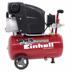 Einhell TE-AC 230/24 – Elektrischer Kompressor mit Wagen – Motor 2 PS – 24 Lt Druckluft Einhell TE-AC 230/24 – Elektrischer Kompressor mit Wagen – Motor 2 PS – 24 Lt Druckluft
