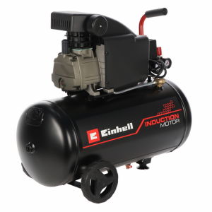 Einhell TE-AC 270/50/10 – Elektrischer Kompressor mit Wagen – Motor 2.5 PS – 50 Liter