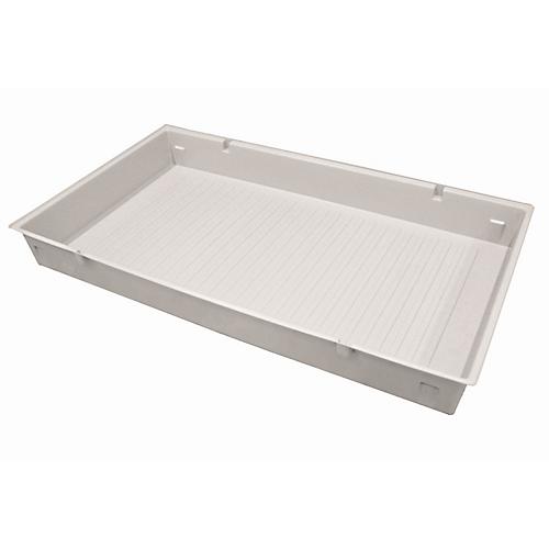 Einlegewanne für asecos Sicherheitsschränke der Q30, Q90 und S90 Serie, Polypropylen, grau, B 878 x T 500 x H 96 mm, 33,5 l