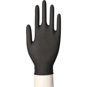 Einmalhandschuhe WORK-INN, für links & rechts, puderfrei, nicht steril, lebensmittelgeeignet, Größe L, Naturlatex, schwarz, 100 Stück Einmalhandschuhe WORK-INN, für links & rechts, puderfrei, nicht steril, lebensmittelgeeignet, Größe L, Naturlatex, schwarz, 100 Stück
