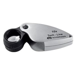 Einschlaglupe Tech-Line Vergr. 6x Linsen-D.22,8mm Schweizer Einschlaglupe Tech-Line Vergr. 6x Linsen-D.22,8mm Schweizer