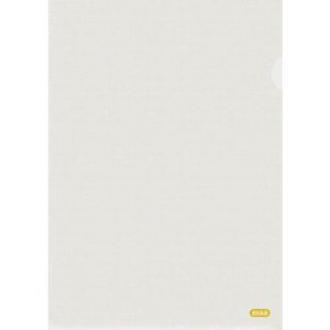 Elba Sichthüllen, für DIN A4, Recycling-Polyethylen, 100µm, genarbt, transparent, 100 Stück Elba Sichthüllen, für DIN A4, Recycling-Polyethylen, 100µm, genarbt, transparent, 100 Stück
