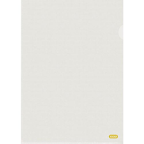 Elba Sichthüllen, für DIN A4, Recycling-Polyethylen, 100µm, genarbt, transparent, 100 Stück