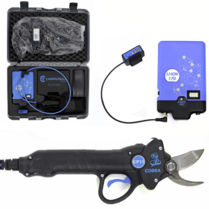 Elektrische Baumschere für das Beschneiden Campagnola Cobra CP11, mit Akku – Power Kit 170 LI-ION Elektrische Baumschere für das Beschneiden Campagnola Cobra CP11, mit Akku – Power Kit 170 LI-ION