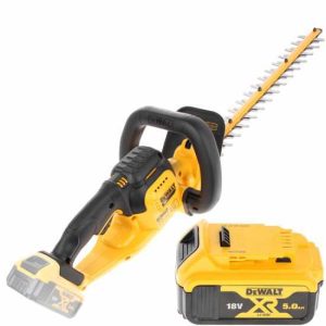 Elektrische Heckenschere DEWALT DCMHT563P1-QW – Schwert 55cm – Akku 18V 5Ah Elektrische Heckenschere DEWALT DCMHT563P1-QW – Schwert 55cm – Akku 18V 5Ah