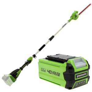 Elektrische Heckenschere Greenworks G40PHA 40 V – Batterie 40V/2Ah – verstellbar Elektrische Heckenschere Greenworks G40PHA 40 V – Batterie 40V/2Ah – verstellbar