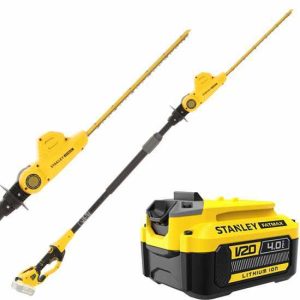 Elektrische Heckenschere STANLEY FATMAX V20 – 18V – 4AH mit Teleskopverlängerung Elektrische Heckenschere STANLEY FATMAX V20 – 18V – 4AH mit Teleskopverlängerung