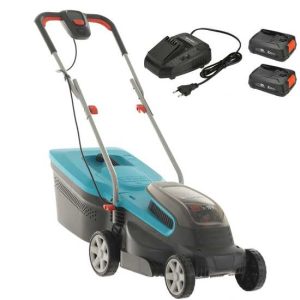 Elektro-Rasenmäher Gardena PowerMax 32/36V P4A – 2 Batterien 18V/2.5Ah – Schnittbreite 32 cm Elektro-Rasenmäher Gardena PowerMax 32/36V P4A – 2 Batterien 18V/2.5Ah – Schnittbreite 32 cm