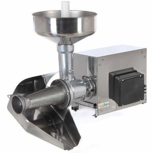 Elektro Tomatenpresse AE-SM5 INOX mit Elektromotor – 600 W – 1 PS Elektro Tomatenpresse AE-SM5 INOX mit Elektromotor – 600 W – 1 PS