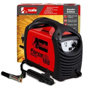 Elektroden-Schweißgerät Inverter mit Gleichstrom Telwin FORCE 125 – Leistung 80 A – Kit Elektroden-Schweißgerät Inverter mit Gleichstrom Telwin FORCE 125 – Leistung 80 A – Kit