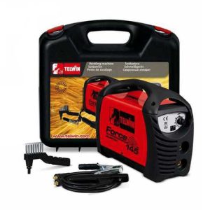 Elektroden-Schweißgerät Inverter mit Gleichstrom Telwin FORCE 145 – 130A, Kit Elektroden-Schweißgerät Inverter mit Gleichstrom Telwin FORCE 145 – 130A, Kit