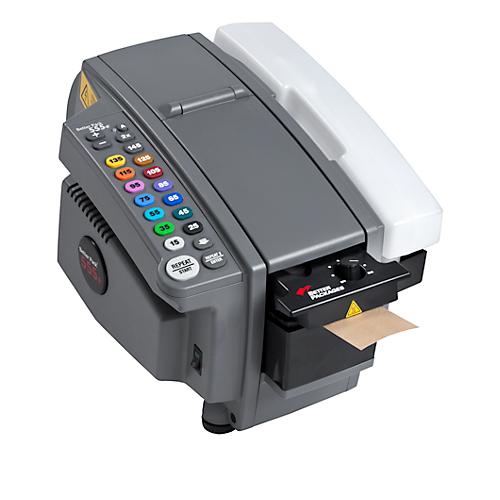 Elektronischer Klebestreifengeber VARIO 555eMA, für Nassklebebänder mit B 40-80 mm, 14 Längen 150-1450 mm, 1150 mm/s, Kunststoff & Stahl, grau