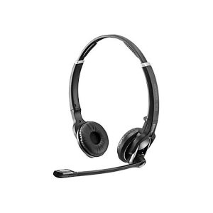 EPOS IMPACT DW Pro2 ML – Headset – On-Ear – DECT CAT-iq – kabellos – Schwarz, Silber