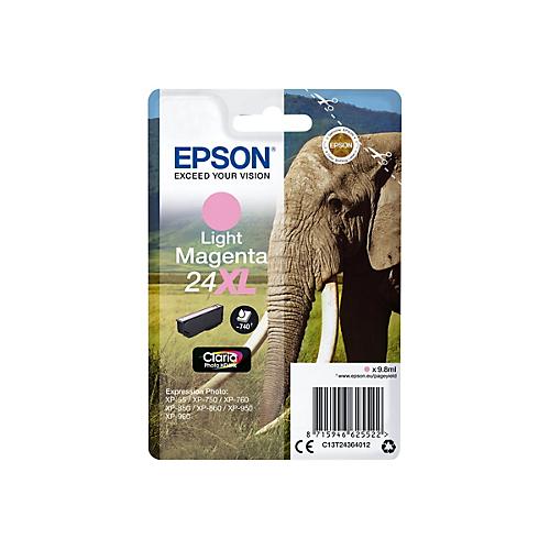 Epson 24XL - XL - hellmagentafarben - original - Tintenpatrone