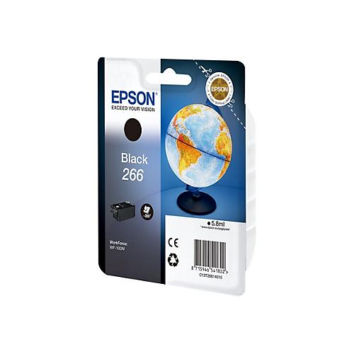 Epson 266 - 5.8 ml - Schwarz - Original - Blister mit RF-Alarm - Tintenpatrone