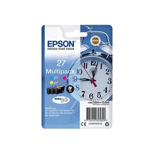 Epson 27 Multi-Pack – 3er-Pack – Gelb, Cyan, Magenta – original – Tintenpatrone
