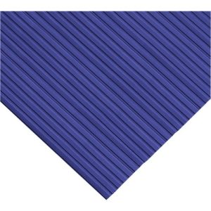 Ergonomischer Läufer, Zuschnitt, 600 mm breit, blau