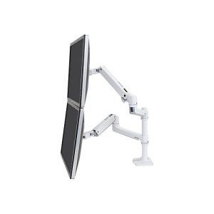 Ergotron LX – Befestigungskit – für 2 LCD-Displays – weiß Ergotron LX – Befestigungskit – für 2 LCD-Displays – weiß