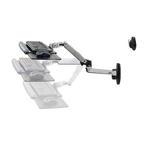 Ergotron LX – Tastatur-/Mausablage mit Stützarmhalterung – geeignet für Wandmontage, an Wandschiene montierbar – Polished Aluminum Ergotron LX – Tastatur-/Mausablage mit Stützarmhalterung – geeignet für Wandmontage, an Wandschiene montierbar – Polished Aluminum
