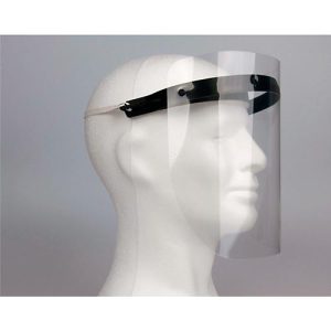 Ersatz-Visierfolie für größenverstellbare Gesichtsschutzmaske, 210 x 297 mm, Polyester, glasklar, 5 Stück Ersatz-Visierfolie für größenverstellbare Gesichtsschutzmaske, 210 x 297 mm, Polyester, glasklar, 5 Stück