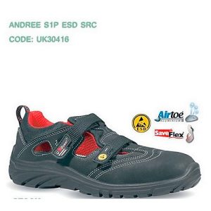 ESD-Sicherheitssandale U-Power Andree, S1P, Alukappe, Größe 35 ESD-Sicherheitssandale U-Power Andree, S1P, Alukappe, Größe 35