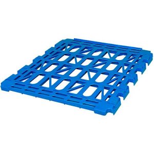 Etagenboden, Kunststoff, für 3-seitige Rollbox, dunkelblau