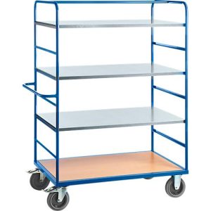 Etagenwagen, 3 verz. Böden, L 1000 x 700 mm Etagenwagen, 3 verz. Böden, L 1000 x 700 mm
