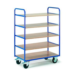 Etagenwagen mit 5 Böden, 800 x 500 mm Etagenwagen mit 5 Böden, 800 x 500 mm