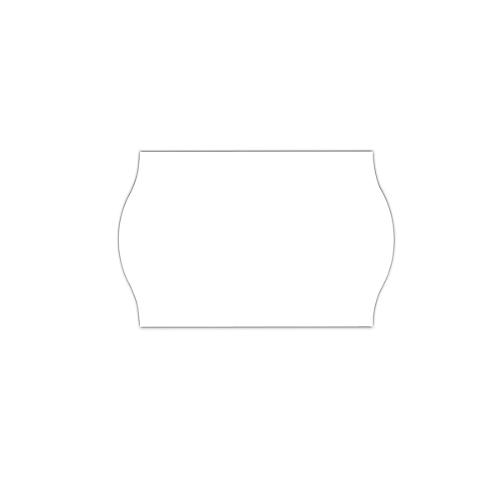 Etiketten mit Wellenrand, 26 x 16 mm, 10 Rollen, weiß (ablösbar)