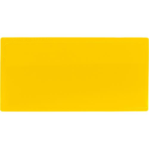 Etikettentasche Label PLUS, magnetisch, 50x110, gelb