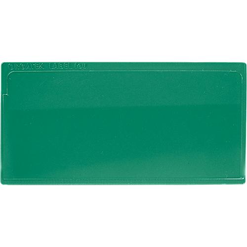 Etikettentasche Label PLUS, magnetisch, 50x110, grün