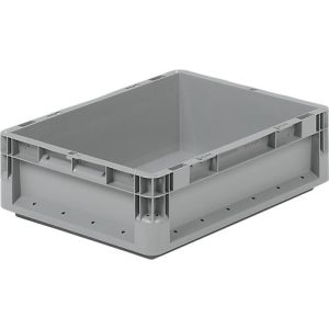 Euro Box Leichtbehälter ELB 4120, aus PP, Inhalt 10,9 L, ohne Deckel, grau Euro Box Leichtbehälter ELB 4120, aus PP, Inhalt 10,9 L, ohne Deckel, grau