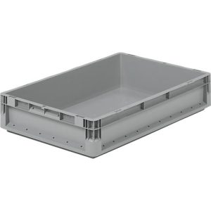 Euro Box Leichtbehälter ELB 6120, aus PP, Inhalt 23,3 L, ohne Deckel, grau Euro Box Leichtbehälter ELB 6120, aus PP, Inhalt 23,3 L, ohne Deckel, grau
