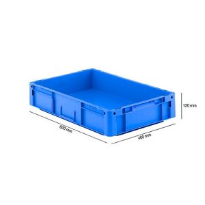 Euro Box Serie LTF 6120, aus PP, Inhalt 21 L, Unterfassgriff, blau Euro Box Serie LTF 6120, aus PP, Inhalt 21 L, Unterfassgriff, blau