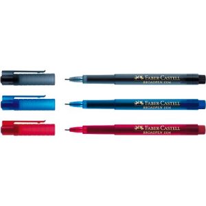 FABER-CASTELLl Broadpen Document, 0,8 mm, rot, 10 St. FABER-CASTELLl Broadpen Document, 0,8 mm, rot, 10 St.